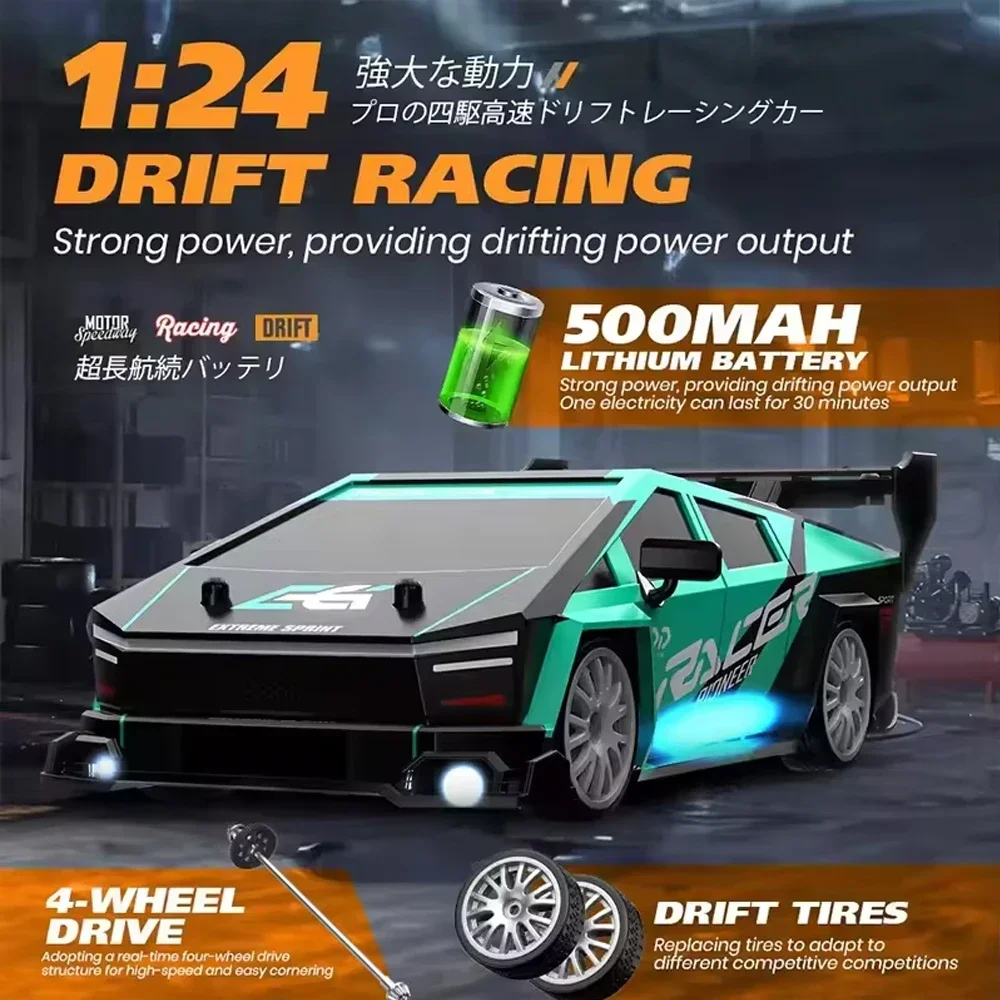 1/24 4WD RC Driftauto 2.4GHz D - Home Automation Tutorial recensie en prijs